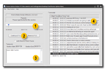 Transcription Helper